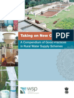 Taking on New Challenges: A Compendium of Good Practices in Rural Water Supply Schemes