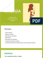 Nutrición básica I: Energía, unidades de medida, requerimientos y perfil calórico