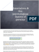 17 Materialism Psychological