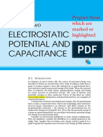 Electrostatic Potential and Capacitance Marked