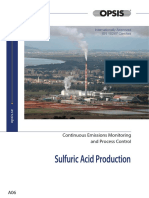 Sulfuric Acid Production: Continuous Emissions Monitoring and Process Control