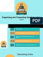 Organizing and Presenting Qualitative Data