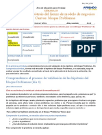 Validamos Las Hipótesis Del Lienzo de Modelo de Negocios Lean Canvas: Bloque Problemas