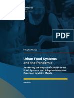 Urban Food Systems and The Pandemic