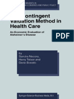 The Contingent Valuation Method in Health Care