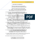 Measures of Dispersion