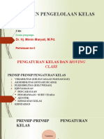 Pertemuan 5 Manajemen Kelas