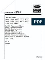 Service Manual For Ford Tractor Series 2000, 3000, 4000, 5000, 7000, 3400, 3500, 3550, 4400, 4500, 5500, 5550 Vol. 3