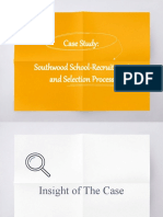 Case Study: Southwood School-Recruitment and Selection Process