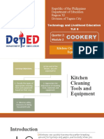 Cookery: Republic of The Philippines Department of Education Region XI Division of Tagum City