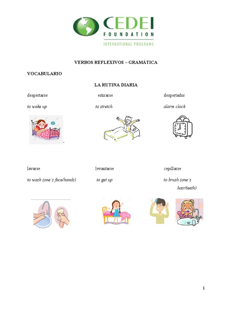 Verbos Reflexivos en Español: Guía Completa | PDF | Verbo | Gramática