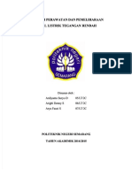 PDF Tugas Makalah Perawatan Dan Pemeliharaan Panel Listrik Tegangan Rendah DL