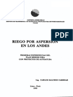 Riego Por Aspersion en Los Andes