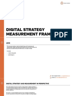 Digital Strategy Measurement Framework