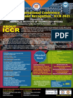 ICCR 2021: Organized By MAHARAJA INSTITUTE OF TECHNOLOGY MYSORE