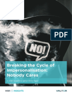 Breaking The Cycle of Impersonalisation: Nobody Cares: A WBR Insights & Valitor White Paper