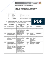 Informe Del Mes de Marzo