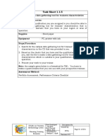 Task Sheet 1.1-5: Title: Develop A Data Gathering Tool For Trainees Characteristics Performance Objective