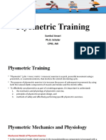 Plyometric Training: Sumbul Ansari Ph.D. Scholar CPRS, Jmi