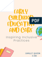 Early Childhood Education and Care: Inspiring Inclusive Practices