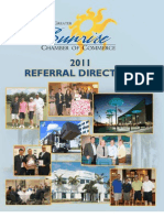 Sunrise Chamber of Commerce Membership Directory 2011