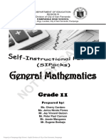 Grade 11 STEM General Mathematics 11F Week 1