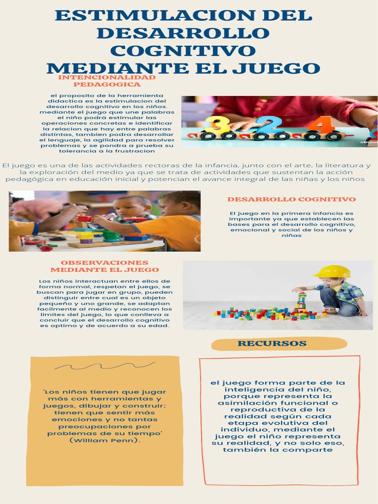 El Juego en La Primera Infancia | PDF | Desarrollo cognitivo | Las ...