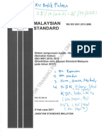 Standrd Ms Iso 9001-2015- Bm