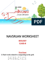 Navsrijan Worksheet Biology Class 8
