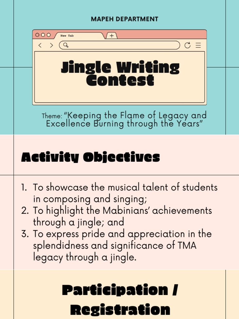 Jingle Writing Contest PDF