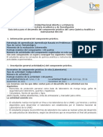 Guía para El Desarrollo de Componente Práctico y Rúbrica de Evaluación - Paso 4 - Laboratorio Presencial