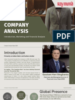 Company Analysis: Introduction, Marketing and Financial Analysis