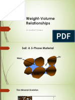Weight-Volume Relationships: Dr. Jonathan R. Dungca