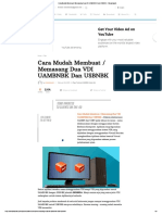 Cara Mudah Membuat - Memasang Dua VDI UAMBNBK Dan USBNBK - Simadrasah