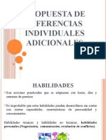 Diferencias Individuales Adicionales NO 4