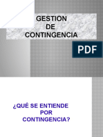 Gestion de Contingencias