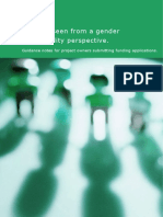 Projects Seen From A Gender and Equality Perspective.: Guidance Notes For Project Owners Submitting Funding Applications