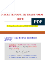 Discrete Fourier Transform (DFT) : DR Malaya Kumar Hota (Prof., SENSE, VIT University)