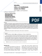 Anlisis de La Cohesin La Eficacia Colectiva y El Rendimiento en Equipos Femeninos de Ftbol