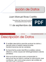 Descripci On de Datos: Juan Manuel Rivas Castillo