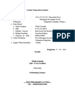 Lembar Pengesahan Seminar