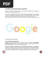 ICAEW Training Agreement Overview | PDF
