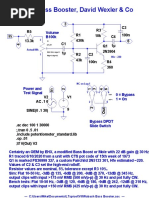 LTSpice Schematic Bass Booster