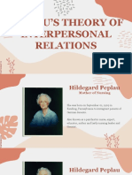 Peplau'S Theory of Interpersonal Relations