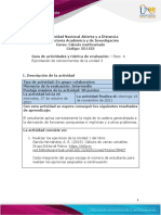 Cálculo multivariado - Guía de actividades y rúbrica de evaluación Paso 4