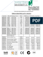 Emaux Oem Price List 01.08.2013: Importers and Stockist of Emaux Swimming Pool and Spa Products