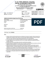 Sars-Cov2 (Covid-19) Real Time RT PCR Test: Positive and Negative Controls For All The Three Genes Were Satisfactory