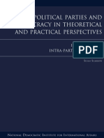 POLITICAL PARTIES and Democracy in Theoretical and Practical Perspective