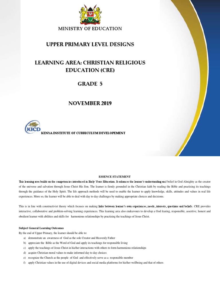 Grade 5 Curriculum Designs Cre PDF Learning Wisdom