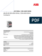 A9-22-00 220-230V 50Hz Contactor Product Details